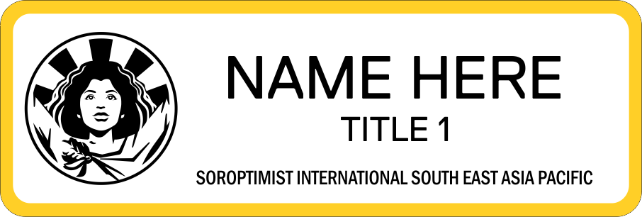Name Badge Magnetic